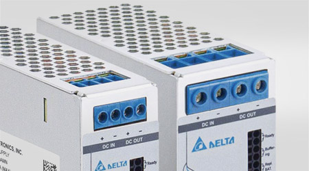 ИБП постоянного тока серии CliQ M от Delta Electronics для монтажа на DIN-рейку