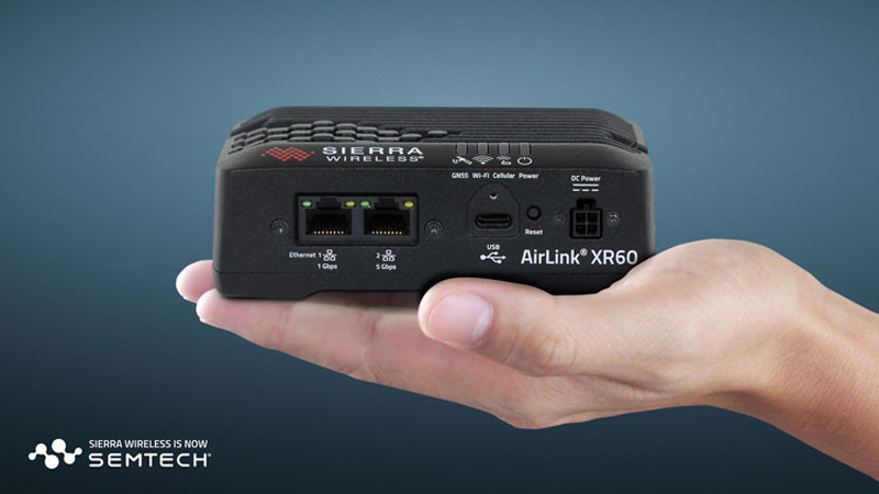 Компания Semtech представила AirLink XR60 – самый маленький в мире защищенный 5G роутер