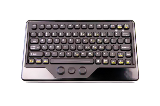 Компактная клавиатура с указательным устройством IK-77-FSR от компании iKey